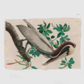 Bruine Pelican Birds of America Audubon Print Golfhanddoek (Horizontaal)