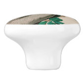 Bruine Pelican Birds of America Audubon Print Keramische Knop (Zijkant)