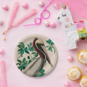 Bruine Pelican Birds of America Audubon Print Papieren Bordje (Feest)