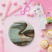 Bruine Pelican Birds of America Audubon Print Papieren Bordje (Feest)