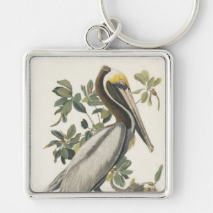 Bruine Pelican van Audubon Sleutelhanger