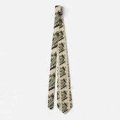 Bruine Pelican van de Amerikaanse vogels van Audub Stropdas (Achterkant)