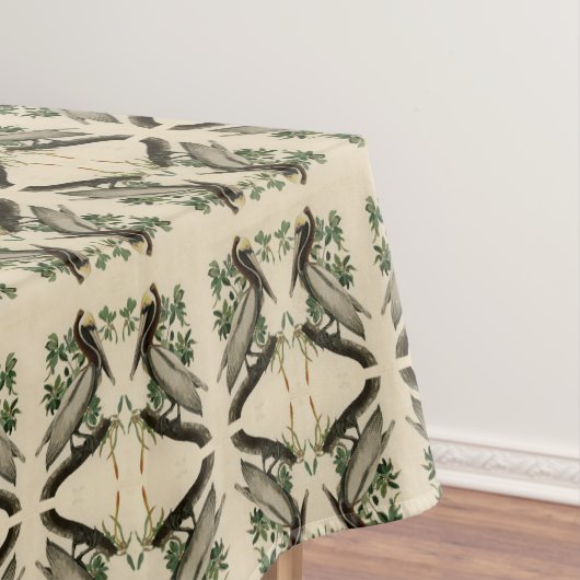 Bruine Pelican van de Amerikaanse vogels van Audub Tafelkleed (Voorbeeld)