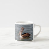 Bruine Pelicans espresso of jumbo mok (Rechts)