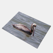 Bruine Pelikaan deurmat (Schuin)