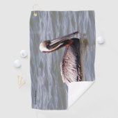 Bruine Pelikaan golfhanddoek (Insitu)