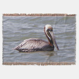 Bruine Pelikaan gooien deken