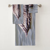Bruine Pelikaan handdoek set (Insitu)