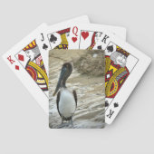 Bruine Pelikaan Nesting Pokerkaarten (Achterkant)