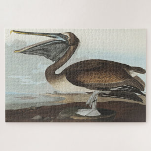 Bruine Pelikaan uit Birds of America Legpuzzel