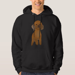 Bruine poedel hond puppy hoodie