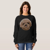 Bruine Poedel Pupppy Trui (Voorkant volledig)