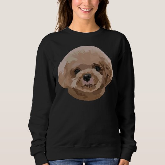 Bruine Poedel Pupppy Trui (Voorkant)