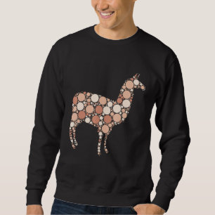 Bruine poka Dot Llama International Dot Day Trui