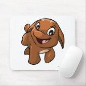 Bruine Poogle Muismat (Met muis)