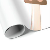 Bruine pop op een stok cadeaupapier (Rol Hoek)