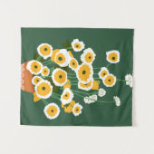 bruine pot wandkleed (Voorkant (horizontaal))