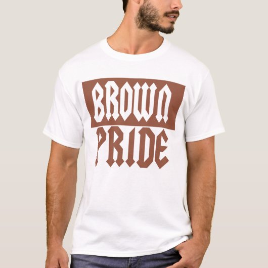 Bruine Pride — T-Hemden T-shirt (Voorkant)