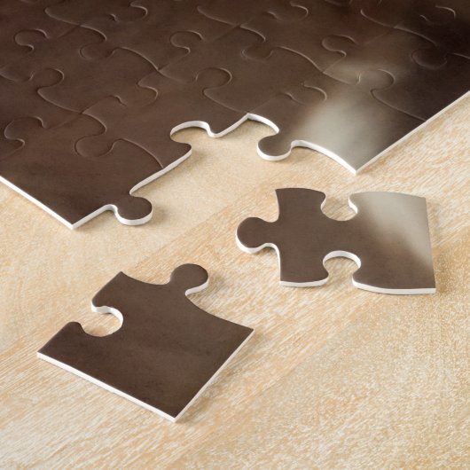 bruine puppy legpuzzel (Zijkant)