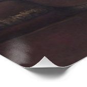 bruine puppy met witte amerikaanse snuithond poster (Hoek)