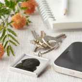 Bruine puppy, portret, close-up sleutelhanger (Zijkant)