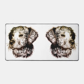 Bruine Puppy Schets Bureaumat (Voorkant)