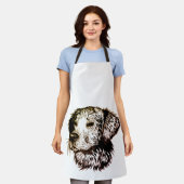 Bruine Puppy Schets Schort (Gedragen)