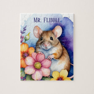Bruine Rat Muis Familie Huisdier Portret Legpuzzel