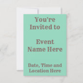 Bruine regenboogmod kaart (Voorkant)