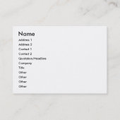 Bruine reptiel visitekaartje (Achterkant)