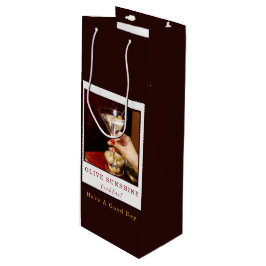 Bruine Retro Olijf Sunshine Cocktail Cadeautas