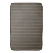 Bruine retro pinstripes badmat (Voorkant Verticaal)