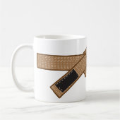 Bruine riem jiujitsu koffie mok (Links)