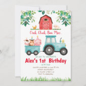 Bruine rode landbouwhuisdieren op zaterdag kaart (Voorkant)