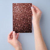 Bruine rode vlekjes flyer (Hand)