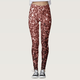 Bruine rode vlekjes leggings