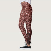 Bruine rode vlekjes leggings (Links)
