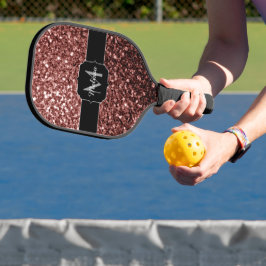 Bruine rode vlekjes pickleball paddle