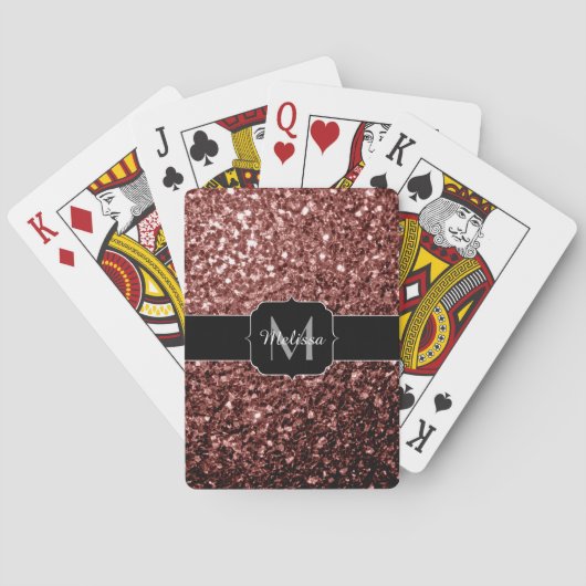 Bruine rode vlekjes pokerkaarten (Achterkant)