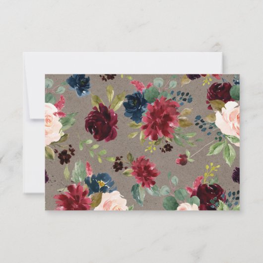  bruine rode wijn met bruinwortel RSVP Kaartje (Achterkant)