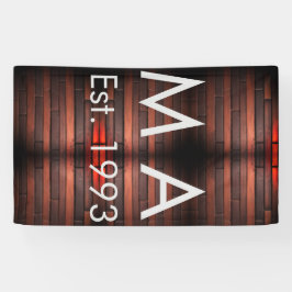 Bruine roestbruine baksteen steen voeg naam letter spandoek