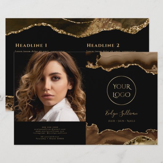 Bruine-roestbruine brochure (Voorkant / Achterkant)