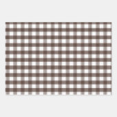 Bruine roestvrijheidspatronen Bossen Inpakpapier Vel (Voorkant 3)