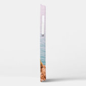 Bruine rotsberg op waterlichaam Case-Mate iPhone case (Achterkant / Links)