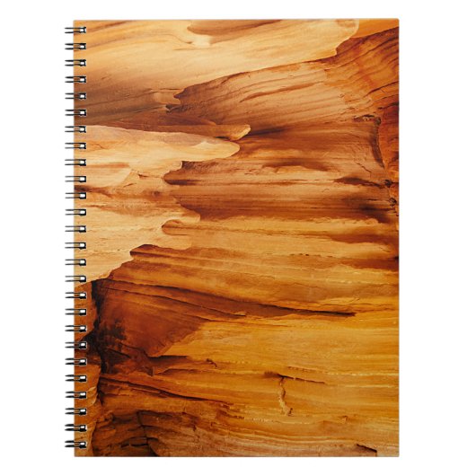 Bruine rotsformatie notitieboek (Voorkant)