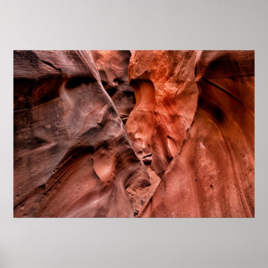 Bruine rotsformaties poster (Voorkant)