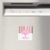 Bruine & Roze Chique Magneet (Insitu (Vaatwasser))