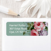  bruine roze rozen etiket (Insitu)