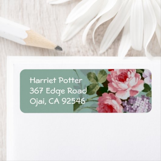  bruine roze rozen etiket (Insitu)