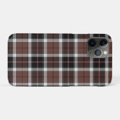 Bruine ruit Case-Mate iPhone case (Achterkant (horizontaal))